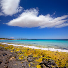 Sticker - Menorca Son Saura beach in Ciutadella turquoise Balearic