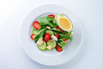 Poster - fresh vegetable salad