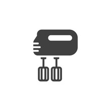 Electrical Hand Mixer Vector Icon