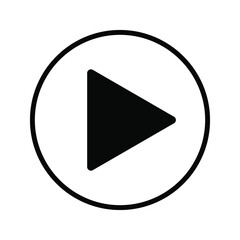 Play and pause button Vector icon. Video play button symbol vector illustration color editable. eps 10