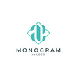 © sore.studios - ae logo design simple classy luxury vector with square and white background