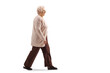 © Ljupco Smokovski - Full length profile shot of an elderly lady walking
