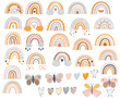 Rainbow clipart svg/ svg Rainbow digital / Color clipart Baby / Rainbow nursery vector