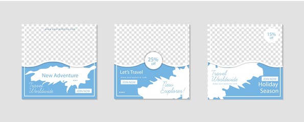 Wall Mural - modern social media banner template can be edited. anyone can use this design easily. promotional we