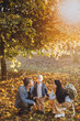 © dsheremeta - happy family in autumn park
