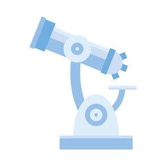 Poster - chemistry microscope icon vector design