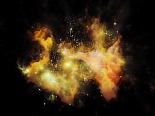 Wall Mural - Nebula Background