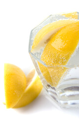 Poster - soda water and lemon slices