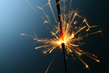 Wall Mural - sparkler fire