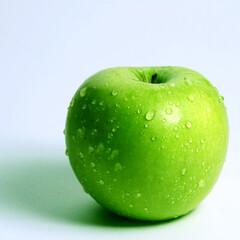 Sticker - green fresh apple