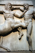 sculptures fighting
