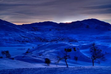 Poster - Snowy mountains