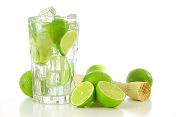 Canvas Print - Caipirinha and copyspace