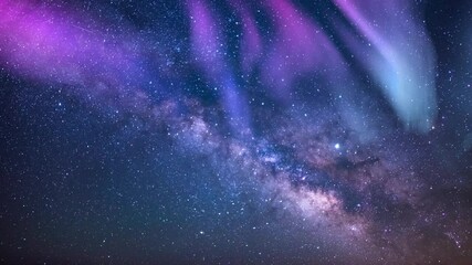 aurora and milky way galaxy south sky 24mm aquarids meteor shower simulated northern lights