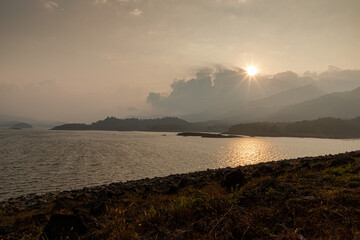 A beautiful view of Banasura Sagar Dam