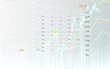 © calcassa - Stock market or forex trading candlestick graph in graphic design for financial investment concept