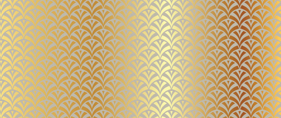 gold and luxury pattern design with abstract shape and golden line arts texture. geometric modern wa