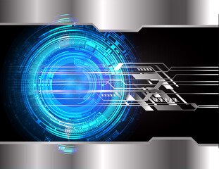 cyber circuit future technology concept background