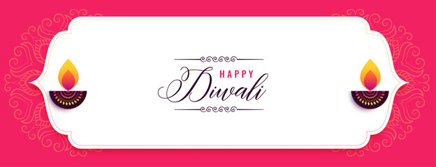 Wall Mural - happy diwali creative festival banner design