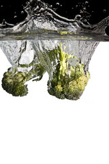 Sticker - Broccoli in water