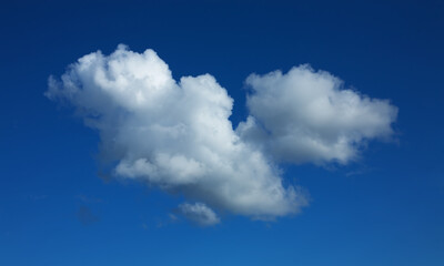 Wall Mural - Cloud in the blue sky