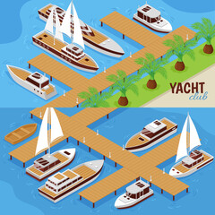 Wall Mural - Yacht Club Banners