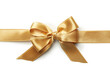 © Atlas - Gold gift bow isolated on white background