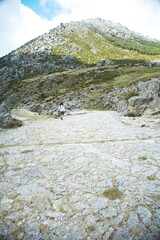 Wall Mural - pedestrian on roman roadway