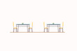 © Pixora Labs - canteen vector design illustration