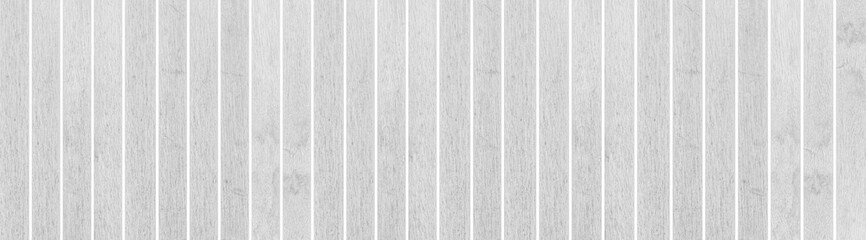 Panorama of Wood plank white timber texture and seamless background