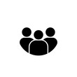 © Дмитрий Каулько - People Icon in trendy flat style isolated on white background. Crowd signs. Persons symbol for your infographics web site design, logo, app, UI. Vector illustration. EPS10.
