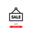 © Yaprativa - sale icon vector illustration. sale icon outline design.