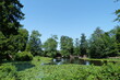 See bzw. Teich im Wildpark Englischer Garten Eulbach bei Michelstadt und Vielbrunn im Odenwald