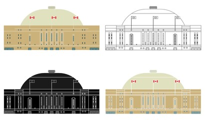 maple leaf gardens in toronto, canada.