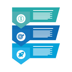 Sticker - infographics statistics economy flat style icon