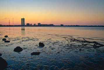 Sunrise over Lake Charles, LA