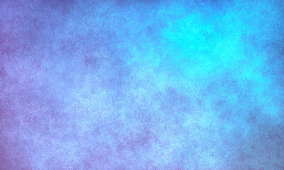 Wall Mural - blue grunge background, homogeneous, textural, universal. Mixing violet, blue and turquoise. Inner glow effect