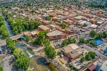 Salida, Colorado Is A Tourist Town On The Arkansas River Popular For White Water Rafting