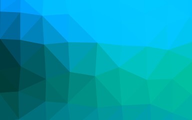 Wall Mural - Light Blue, Green vector blurry triangle texture.