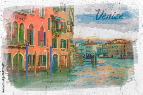 Grand Canal in summer, Veni...