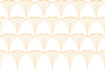 Wall Mural - seamless, abstract background pattern made with repeated lines forming traditional circular forms. c