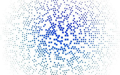 Wall Mural - Light BLUE vector texture in rectangular style.