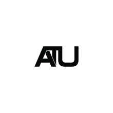 Atu Letter Original Monogram Logo Design