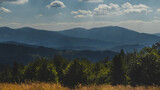Fototapeta Na ścianę - Panorama Beskidów ze szczytu góry Jałowiec
