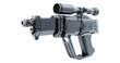 © Steve Young - 3d Imaginary futuristic semi automatic hand gun pistol weapon