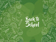 back to school poster with