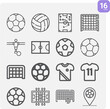 © Nana - Simple set of teams related lineal icons.