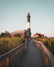 Fire Island Lighthouse, At Fire Island National Seashore, Long Island, New York