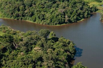 Sticker - river and forest