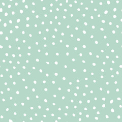 Wall Mural - Pastel doodle seamless pattern of hand drawn dot textured background 